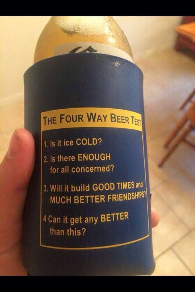 Beer 4 Way Test