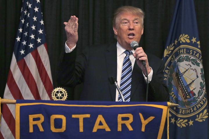 Trump at Rotary New Hampshire