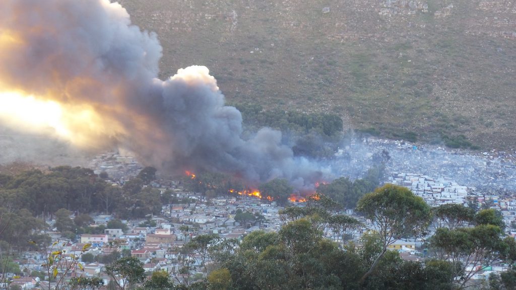 Rotary Hout Bay Twin Club Fires in Imizamo Yethu – Coolamon Rotary